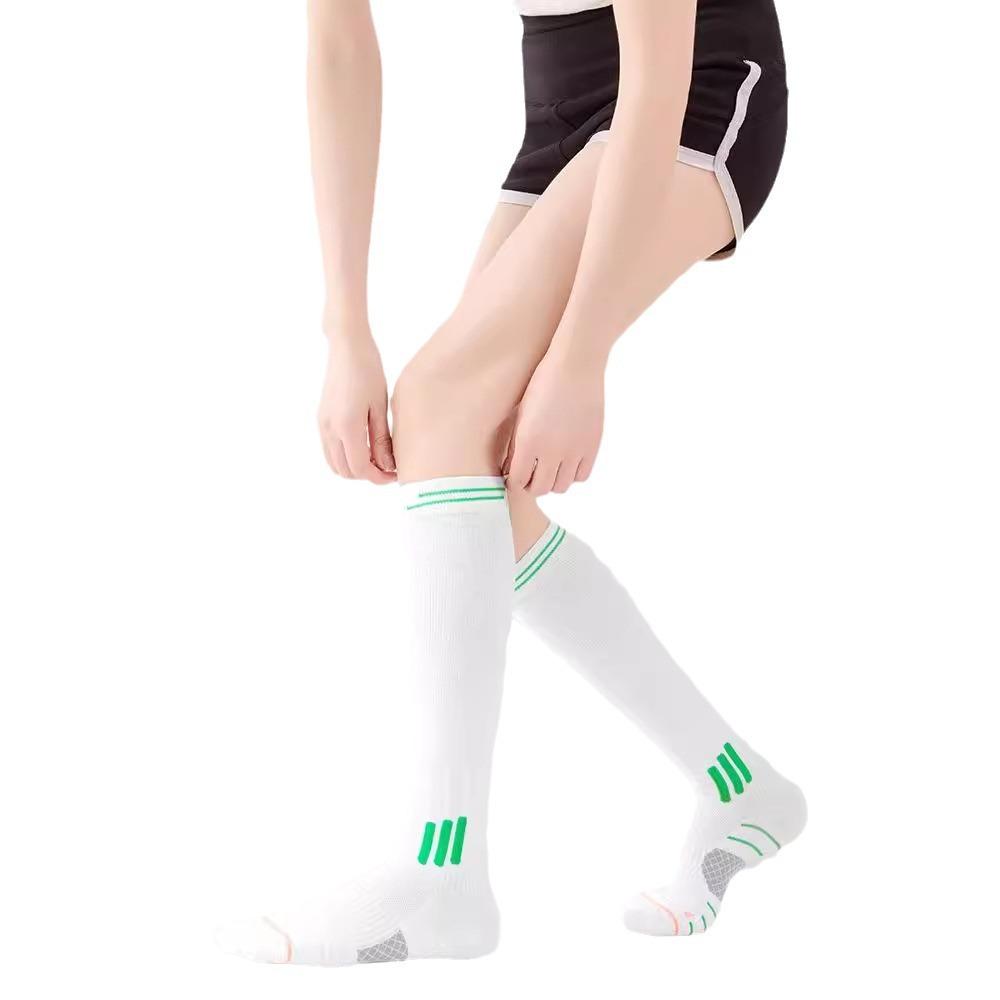 Long Muscles Can Compress Socks. Women's Rope Skipping, Outdoor Running, Yoga, Thickened Pressure Socks At The Bottom of Towels