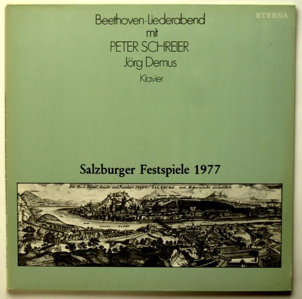 

LP Record BEETHOVEN PETER SCHREIER JRG DEM BeethovenLiederabend Salzburger F 827398 ETERNA 1981 German Dem Classical Used