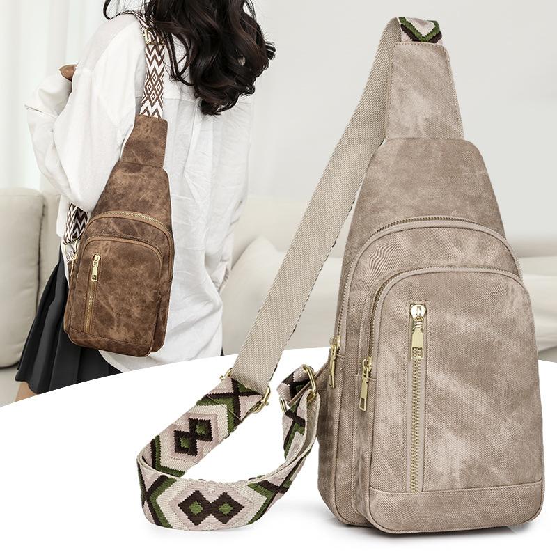 

Women s crossbody bag, soft leather bag, waist bag, cross chest bag