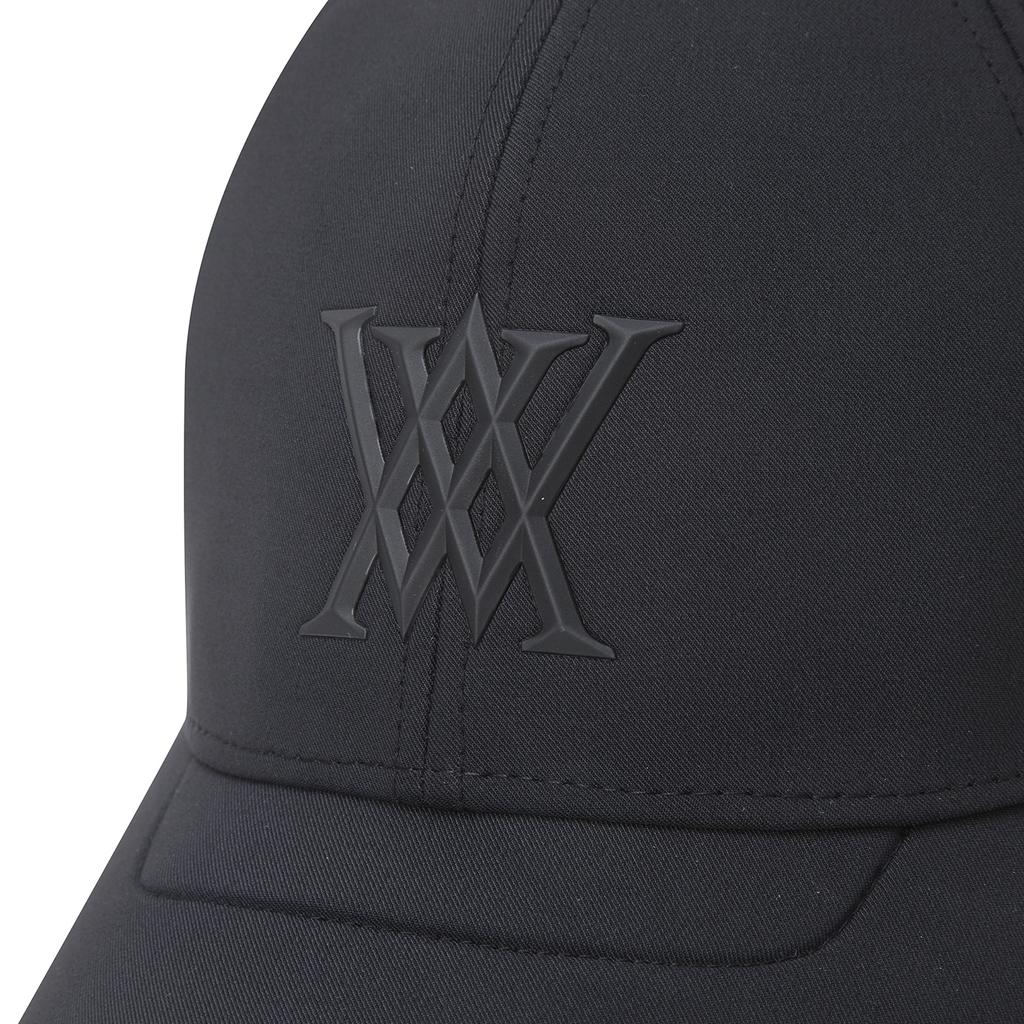 ANEW GOLF Uni Black Finish Punching Cap_Bk