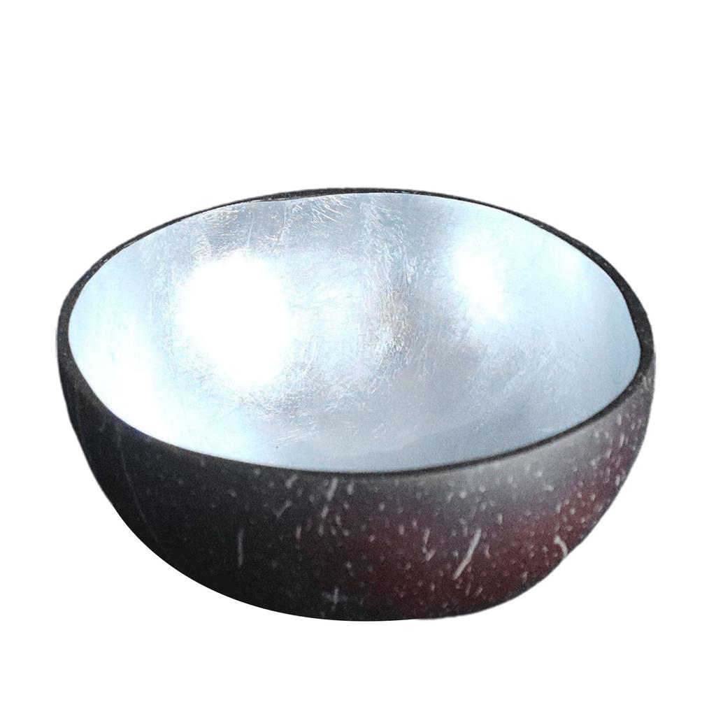 Natural Superior Coconut Bowl Splash Ink Coconut Shell Candy Storage Bowl Container Desk Ornament Creative Handicraft Decoration