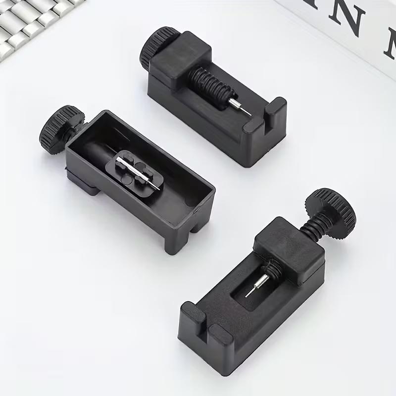 Watch Band Link Remover Tool Kit: Quick, Precise Adjustments with Spare Pins, Durable Plastic Construction