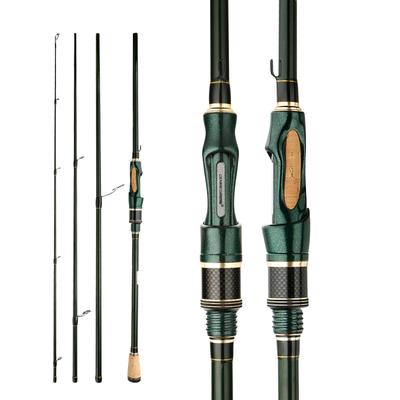 1PC Spinning Casting Carbon Fishing Rod Portable Travel Rod Spinning Fishing Rods Fishing Tackle