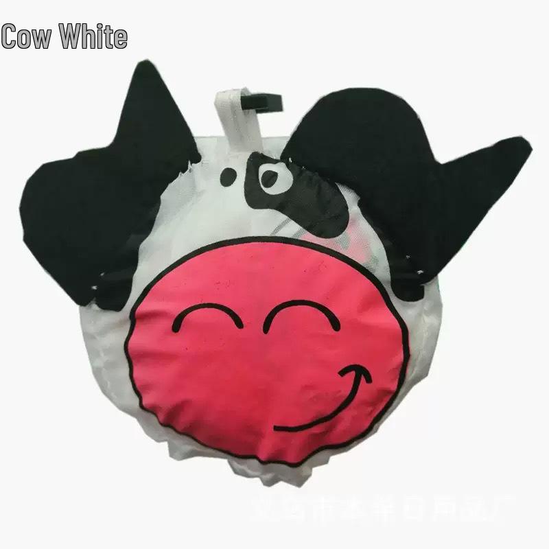 Очаровательная мультяшная складная хозяйственная сумка с щенком - Большая полиэстеровая сумка-тоут