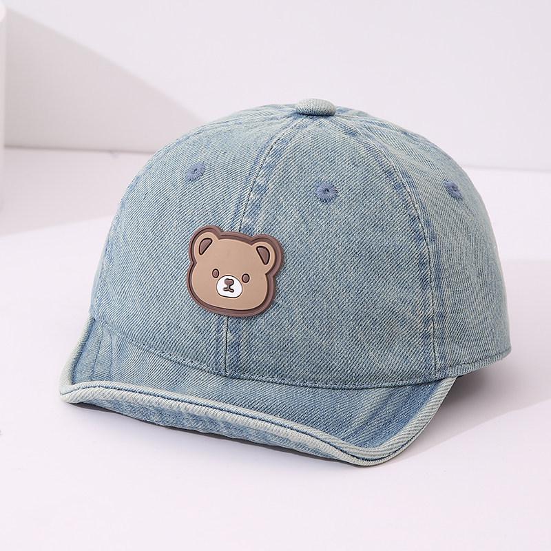 Casquette de Baseball en Jean Style Coréen INS pour Bébé - Chapeau à Visière Souple pour Garçons et Filles, Printemps/Automne