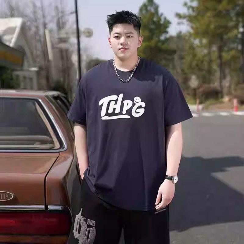 

Мужская футболка свободного кроя с мультяшным принтом, простая, с коротким рукавом, из хлопка, удобная, легкая, с коротким рукавом 8XL [recommended 270-150kg]