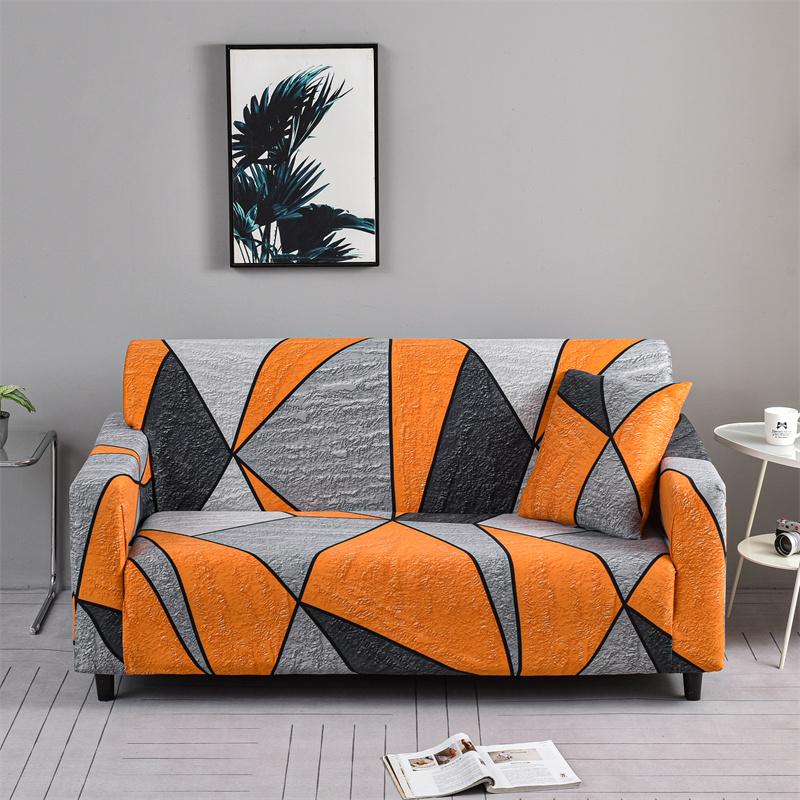 HOUSMIFE Elastic Sofa Covers for Living Room Funda Sofa Couch Cover Chair Protector 1/2/3/4-seater Geometric Sofa Slipcovers