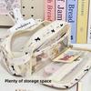 Dog Pen Case Collapsible Canvas Storage For Students And Kids
