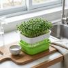 2Pcs Plastic Germination Tray High Ventilation Hydroponic Planting Tray  Greenhouse Supplies