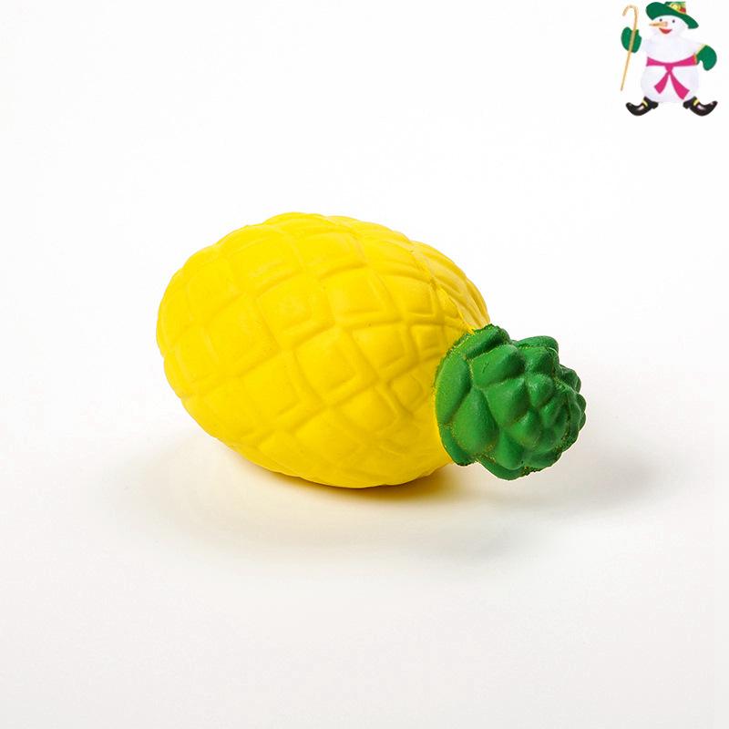 Non-toxic Soft Simulated Pineapple Squishy Toy Slow Rebound Squeeze Stress Relief Toy for Office Desk Decor