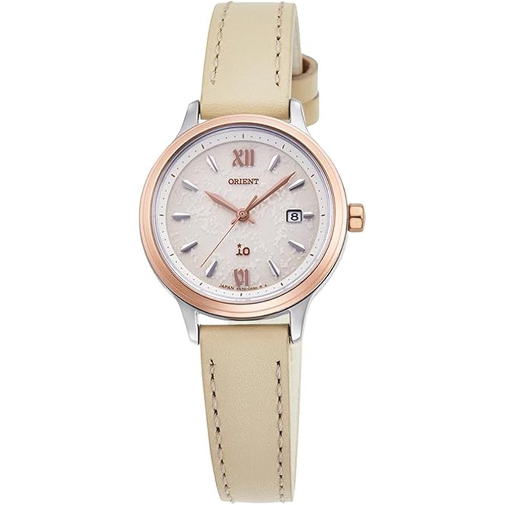 Orient iO SOLAR Солнечные часы, Сделано в Японии, с гарантией производителя, RN-WG0420S, Женские, Белые