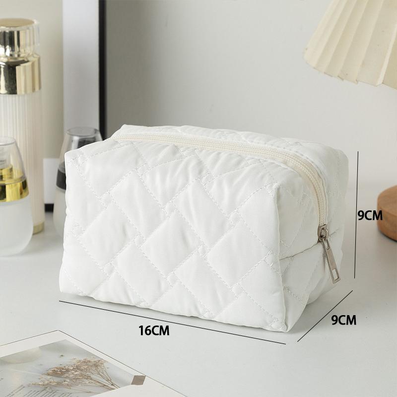 Bolsa de Viaje Cosmética Portátil para Cuidado de la Piel y Artículos de Tocador Simple Gran Capacidad Bolsa de Almacenamiento Suave