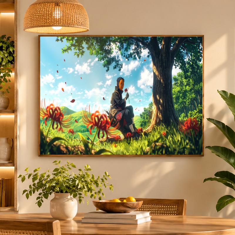 5D Diamond Painting Obito Uchiha DIY Full Drill Diamond Art Kit Home Decoration