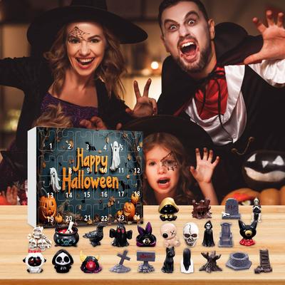 Horror Countdown Calendar 24 Days Countdown Toys Set Horror Festive Game Toy For Children Boys Teenagers Children Collectors