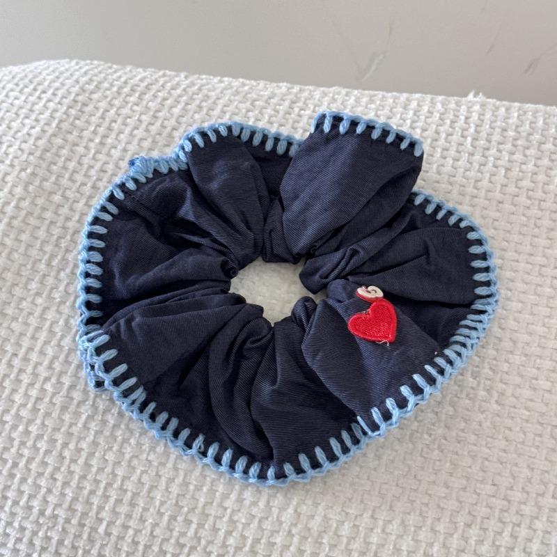 Volán vysoké elastické gumičky do vlasů Dívčí Francouzské Vintage Elegantní gumičky Stuha Sponky do vlasů Ženy Dívky Roztomilé doplňky pro úpravu vlasů