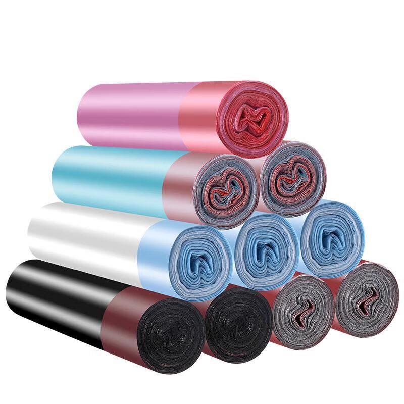 JingJingRS Drawstring Garbage Bags, 10 Rolls