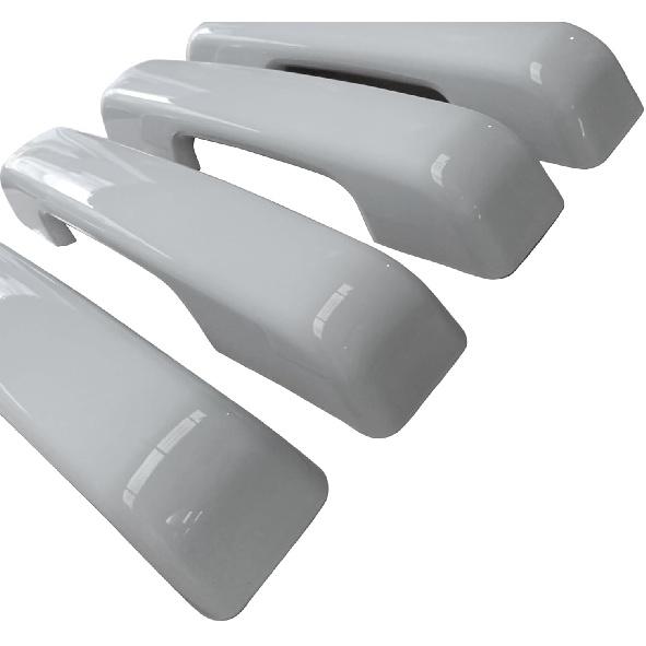 YOUNGERCAR Oxford White Door Handle Cover Fit for 2021-2024 2025 Ford F150 Bronco Door Handle Covers Overlay No Passenger Keyhole No Smart Key Holes