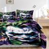 3pcs Joker Bedding Set, Soft Polyester Duvet Cover and Pillowcases Seasons All Suitable, Design for Bedroom L1003336