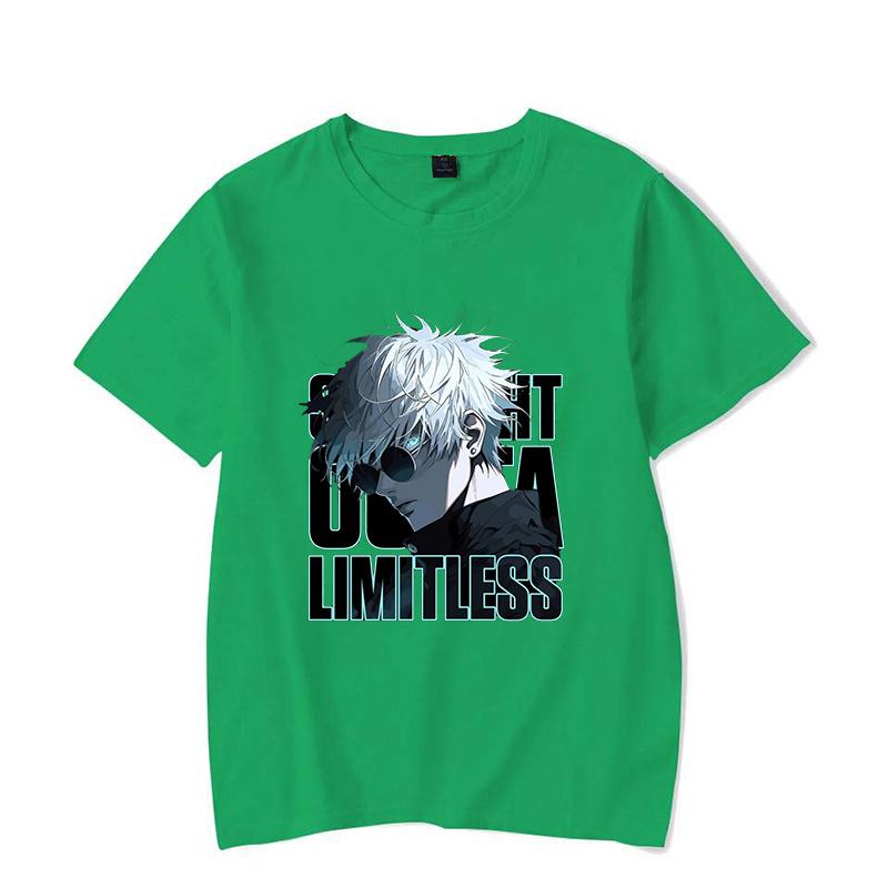 New Anime Gojo Satoru Print Casual T-shirt Women Men T Shirt Summer Casual Short Sleeve Harajuku Tops Unisex Tops