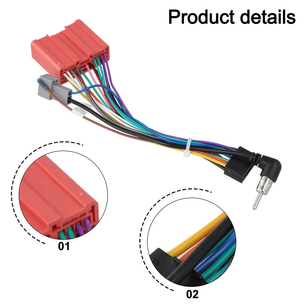 Wiring Harness Cable for Mazda Car Stereo Radio For Android 16pin Connector