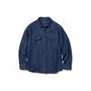 Solid Color Single-Breasted Point Collar Long Sleeve Shirt Unisex Shirts 462371-68