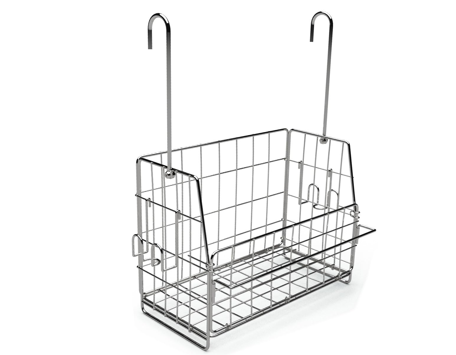 

Hanging Bathroom Rack, Stainless Steel Bathroom Basket, Shampoo Rack, Bath Rack, Bath Basket, Hanging Bathroom Rack, Large Capacity, Durable, 2914cm