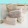 Floral Pattern Makeup Bag With Polyester Material For Daily Use