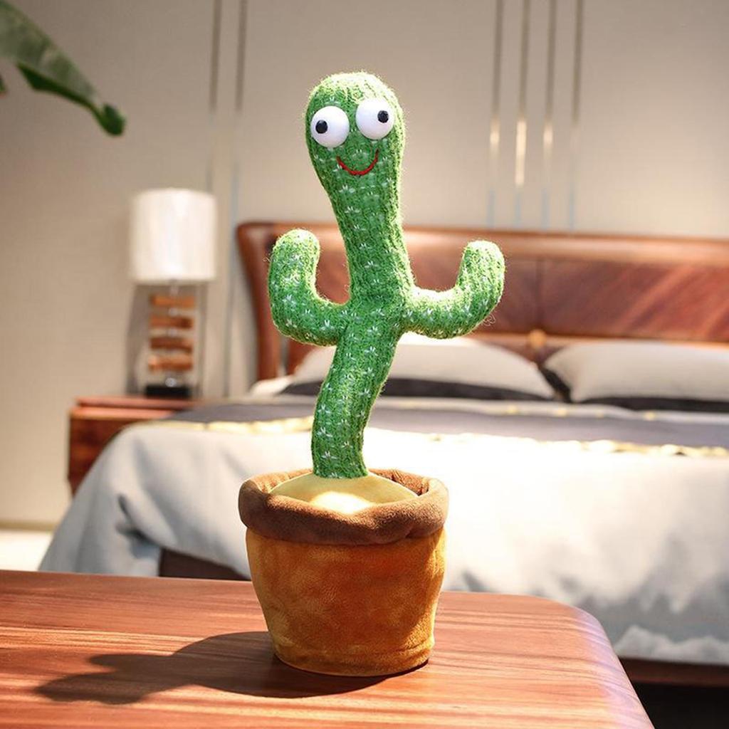Dancing Cactus Plush Toy Dancing Doll Song Speaker Early Education Gift
