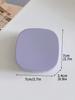 1pc Portable Minimalist Square Contact Lens Case, DIY Solid Color Contact Lens Holder