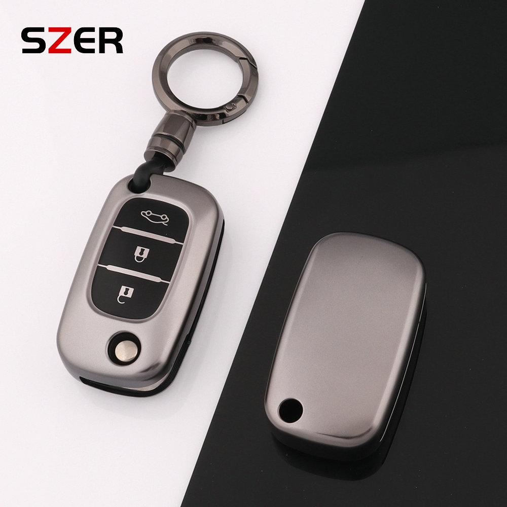 

Чехол-раскладушка из ТПУ для автомобильного ключа для Renault Megane 2 Fluence Clio для Mercedes для LADA Vesta Granta XRay Kalina Priora седан