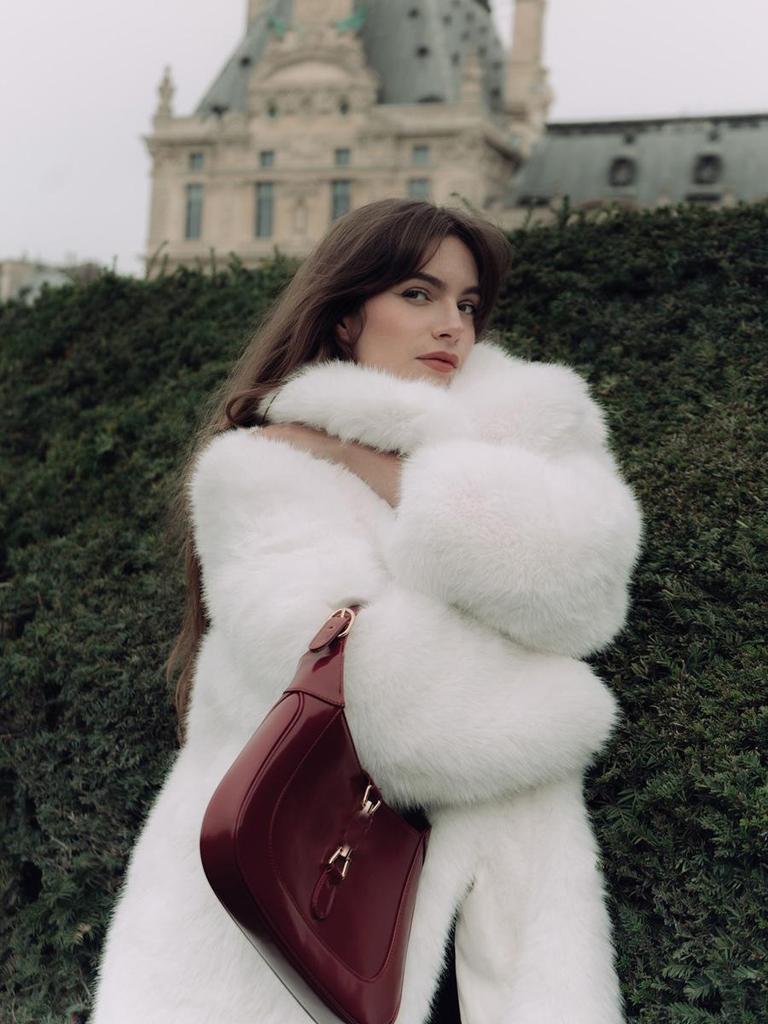 Eco-friendly Women's Long Faux Fox Fur Coat
