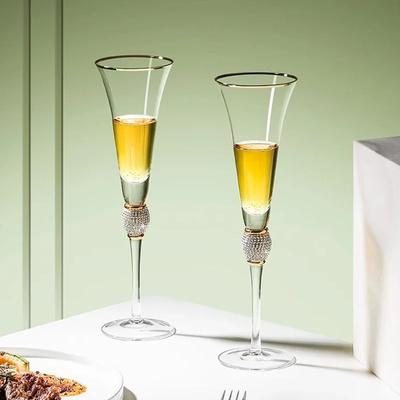 2-teiliges Set aus leichtem Wind und ohne Licht, luxuriöses Phnom Penh-Kristallglas, Weinglas, Cocktailglas, Champagnerglas, Dekanter