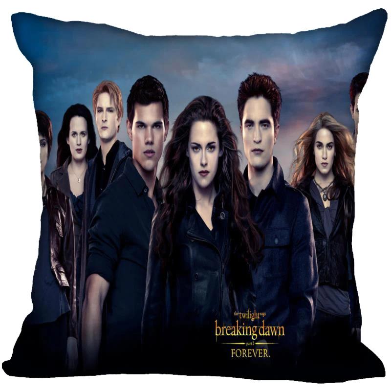 Die Twilight Saga Biss zum Morgengrauen Kissenbezug Schlafzimmer Haus Dekorativ Geschenk Kissenhülle Quadratisch Reißverschluss Kissenbezüge Satin Weich