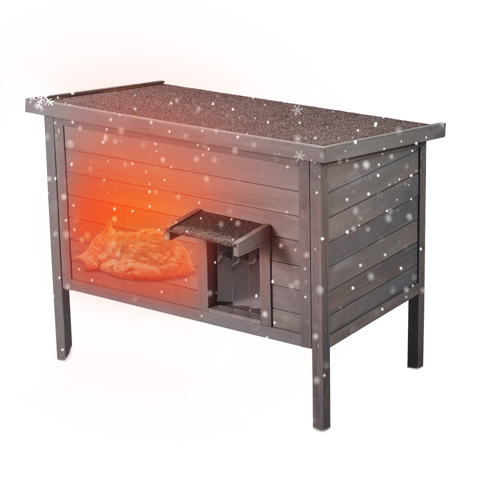 VEVOR Outdoor Cat House Weatherproof, Feral