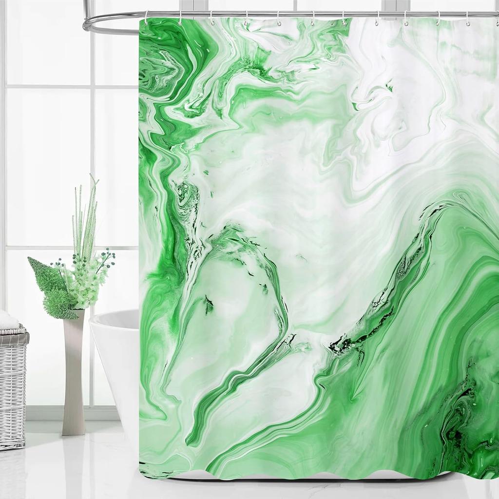 9 színű luxus kék márvány zuhanyfüggöny Modern Ombre szövet Akvarell zuhanyfüggöny fürdőszoba dekorációhoz