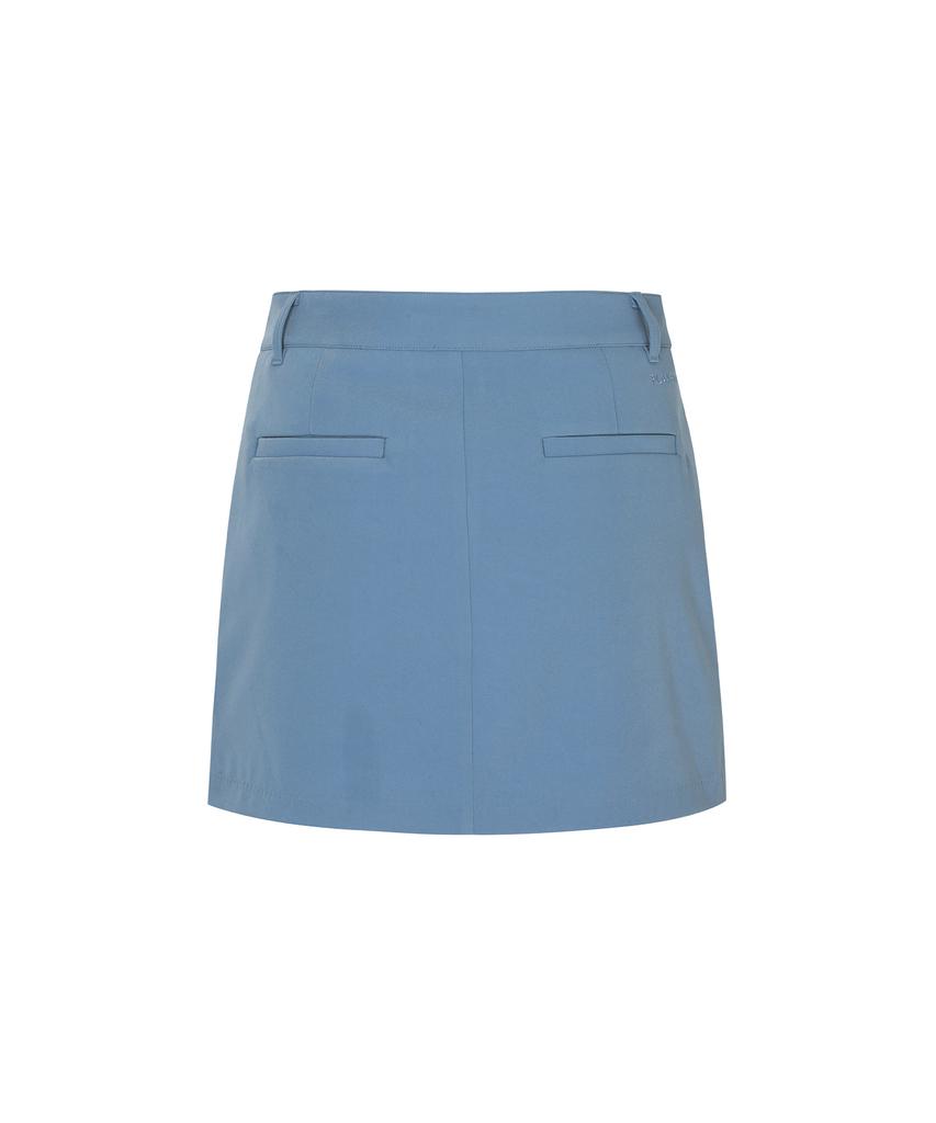 Peulleibu Simple Straight Skirt W/Inner Pants_Baby Blue