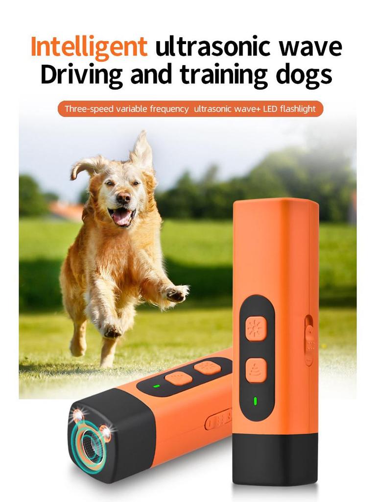 High-Power Ultrasonic Dog Repeller Anti-Barking Outdoor Training Device