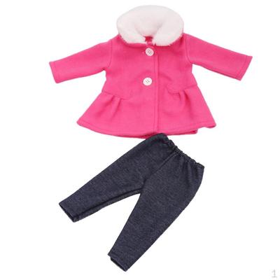 Girl Clothes, Coat And Pants 2pcs / Set For 18 Inch Dolls