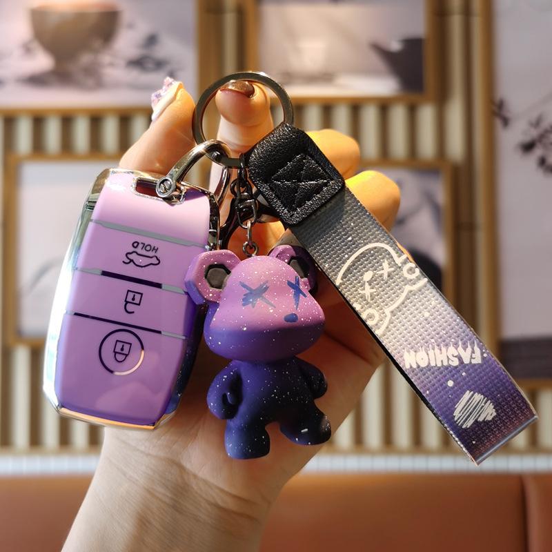 Premium Key Cover for Kia Models (K3, Sportage, K5, Seltos, KX3, K4, KX5, Niro, Carens)