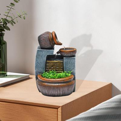 Cascadă de Masă, Relaxantă, Creativă, Meditație de Interior pentru Birou Acasă Cadou de Casă Nouă Dormitor