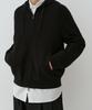 Musinsa Standard Washable Supima Cotton Knit Hooded Zip-Up [Black]