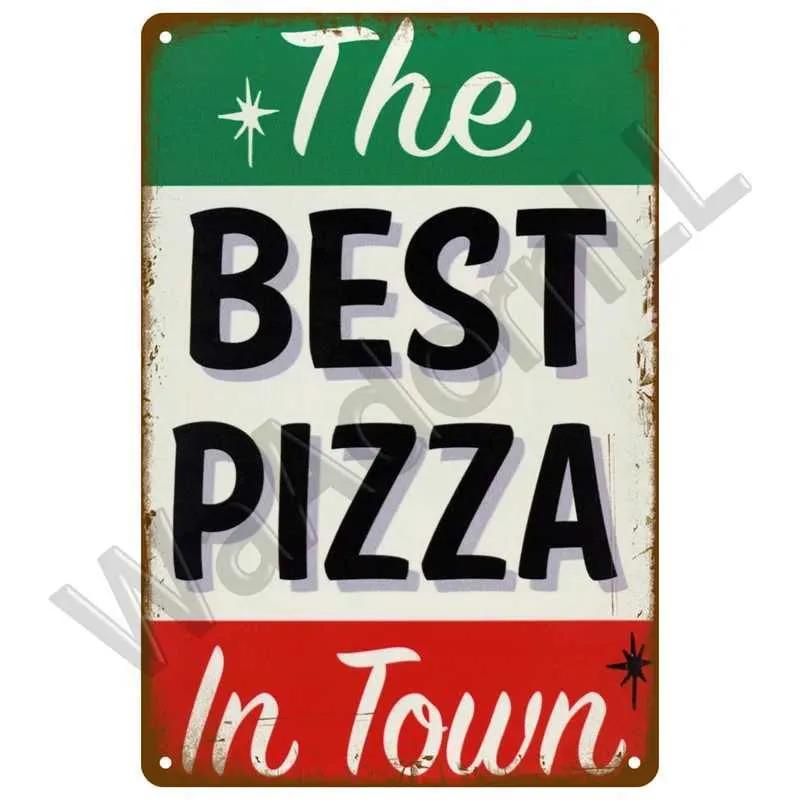 Wall Art Decoration Fast Food Metal Sign Board Retro Tin Sign Iron Paint Party Area Kitchen Restaurant Caf Restaurant Bar