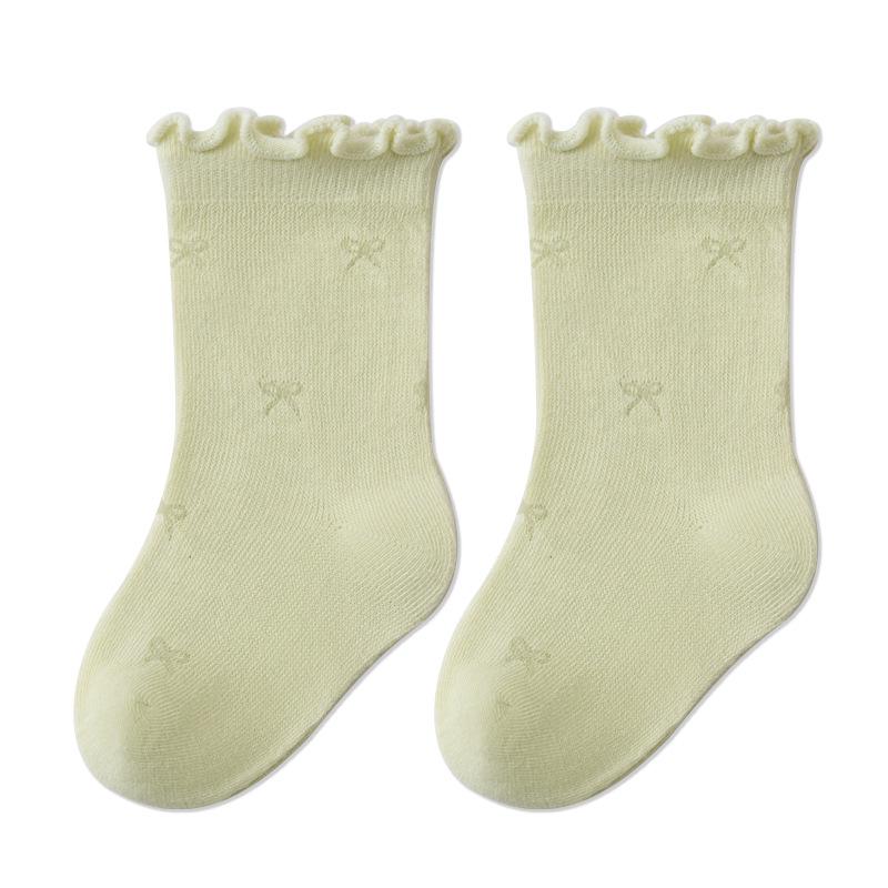 A-Class Cotton Mesh Baby Socks - Newborn Summer Cartoon Design for Boys and Girls