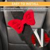 2 Pcs Car Seat Belt Covers with Cute Bow for Adults Girls Kids, Seat Belt Cover Pad for Shoulder Protector,Soft Auto Seatbelt Shoulder Pads, Seat