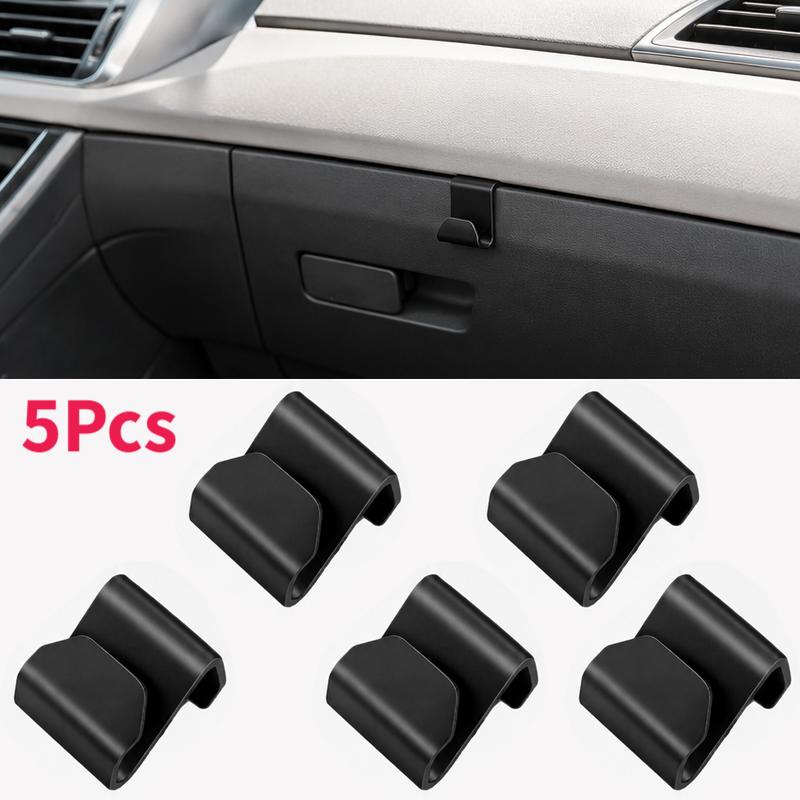 SEAMETAL Car Passenger Hook ABS Car Co-pilot Glove Box Hook Multi-Function Hidden Mini Storage Clips Seat Storage Organizer 5pcs чёрный