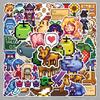 Stardew Valley Sticker Set: 50 Cartoon-Aufkleber für Notizbücher, Gepäck und Roller