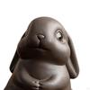 Figurine Bunny Statue Animal Sculpture Collectibles Tea Table Decor Ornament for Office Bedroom Home