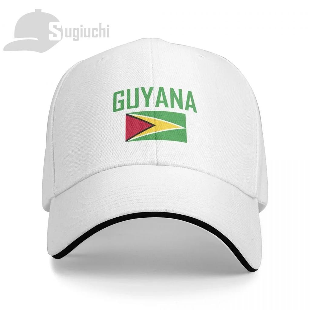 GUYANA Flag With Letter Baseball Cap Unisex Women Summer Unisex Hip Hop Caps Cotton Snapback Golf Hat Fishing Caps