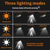 Adjustable Solar Lights Motion Sensor Outdoor Solar Wall Lamp 3 Modes solar USB Rechargeable Light for Patio Garden Garage