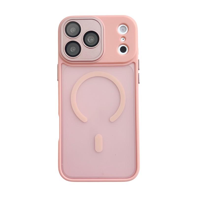 For iPhone 17 Pro Max Magnetic Back Cover WANLONFENG QB1 Series PC TPU Shockproof Phone Case